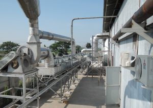 Air cooled condenser installed atIndonesia