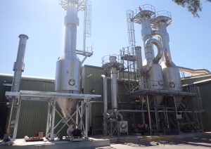 Shell and tube condensers
installed at Australia