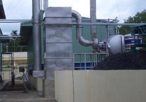 Water scrubber - Deodorizer
for LFP - 55 installed at Malaysia